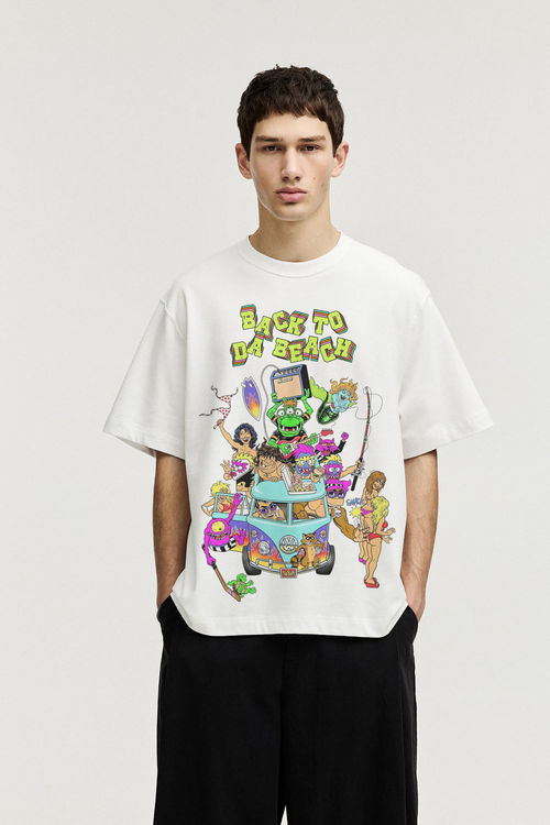 BACK TO DA BEACH OVERSIZED TEE