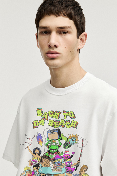 BACK TO DA BEACH OVERSIZED TEE