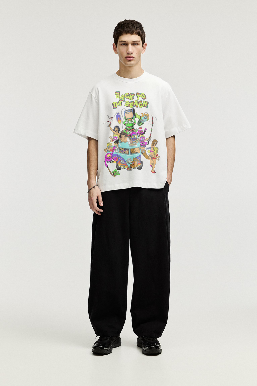 BACK TO DA BEACH OVERSIZED TEE