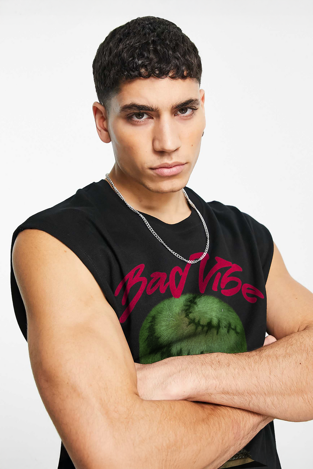 BAD VIBES OVERSIZED TANK VEST