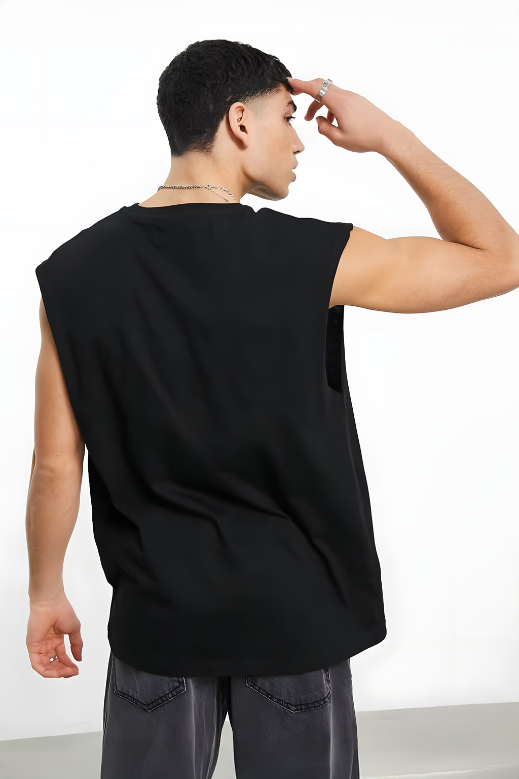 BAD VIBES OVERSIZED TANK VEST