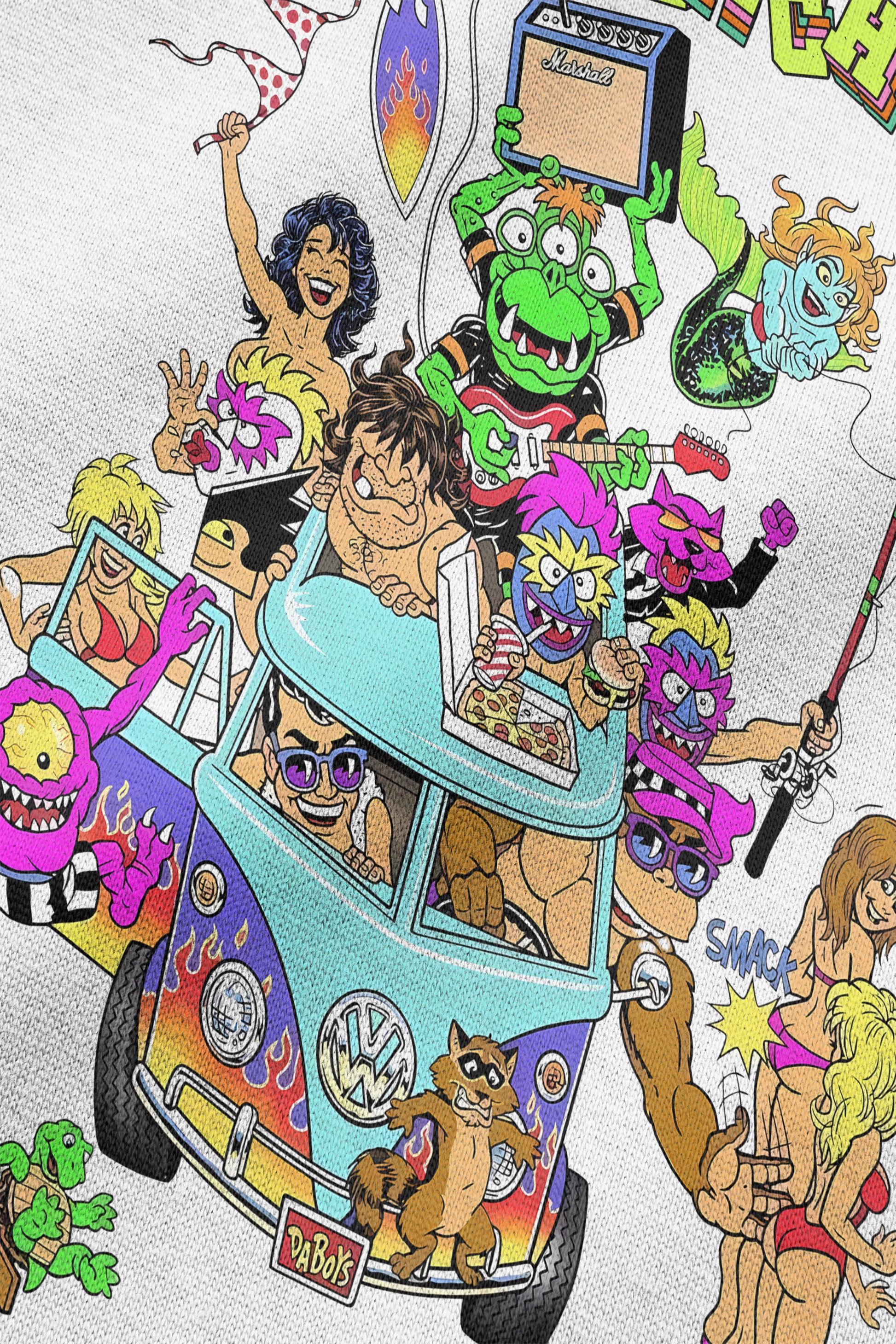 BACK TO DA BEACH OVERSIZED TEE