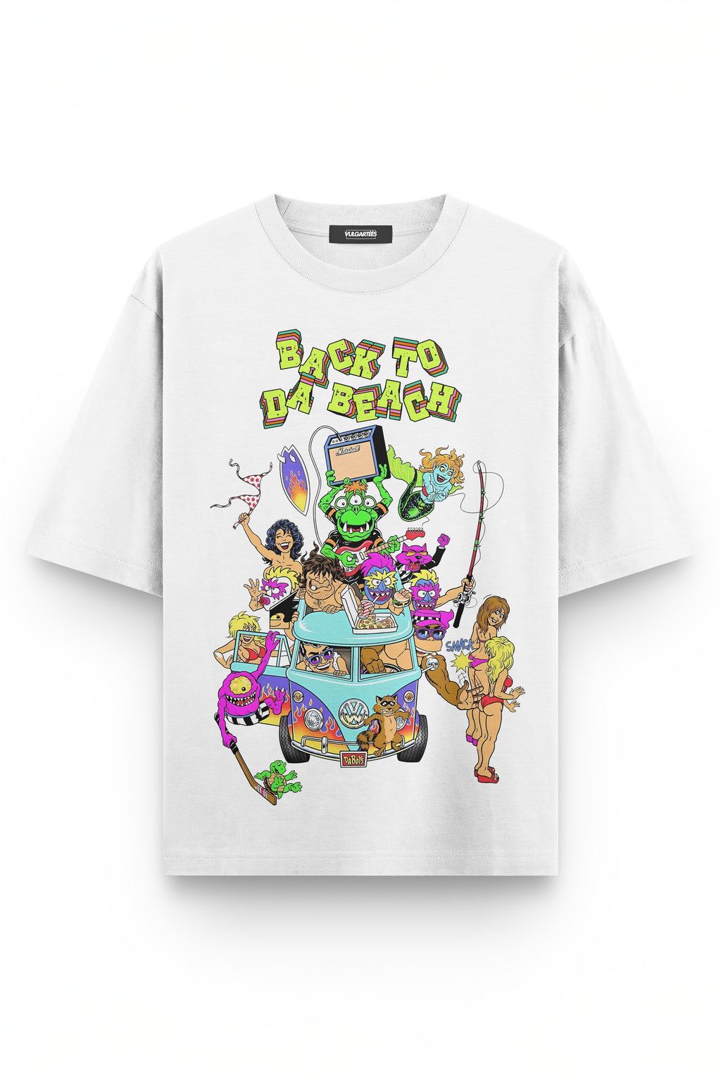 BACK TO DA BEACH OVERSIZED TEE