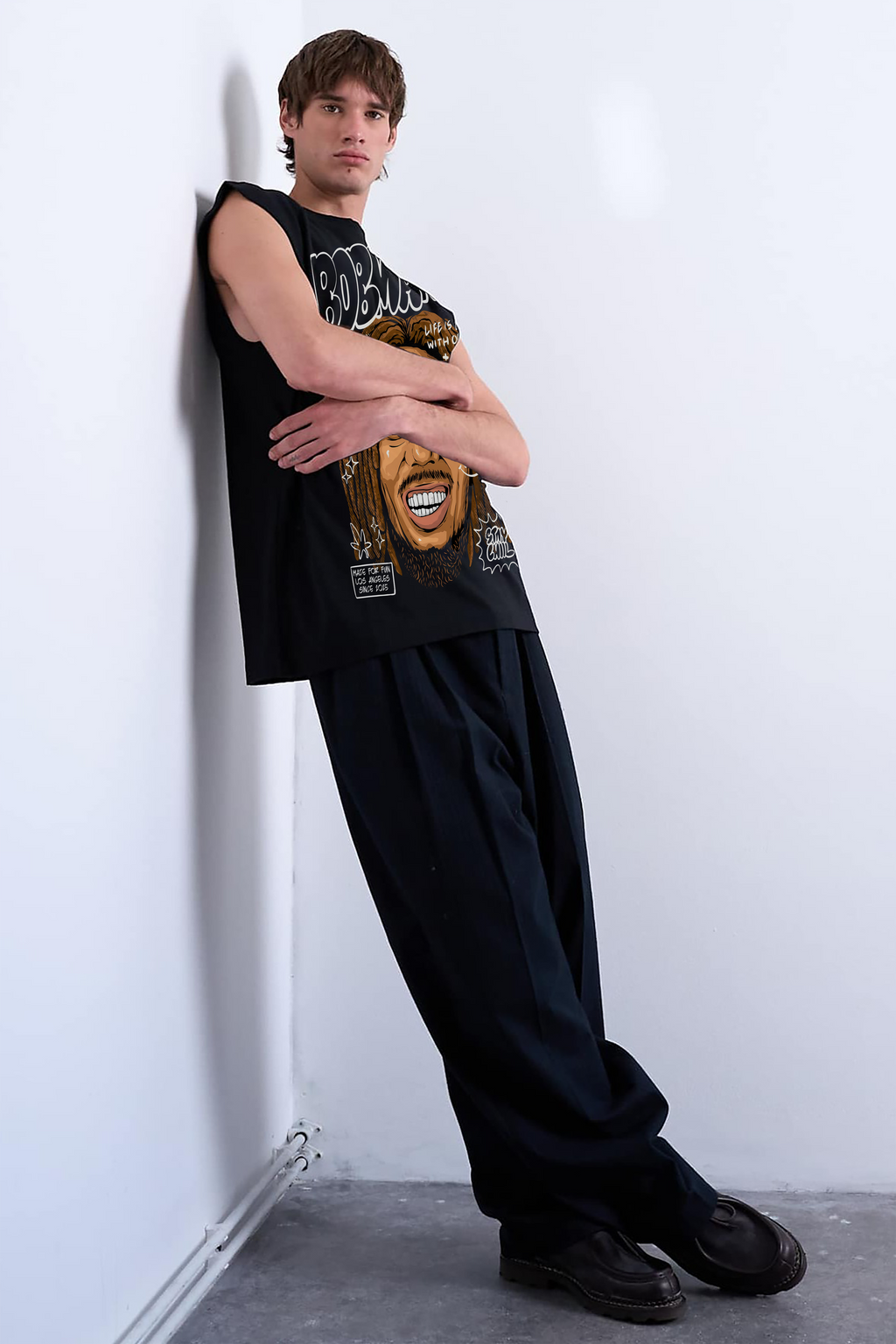 BOB MARLEY OVERSIZED TANK VEST