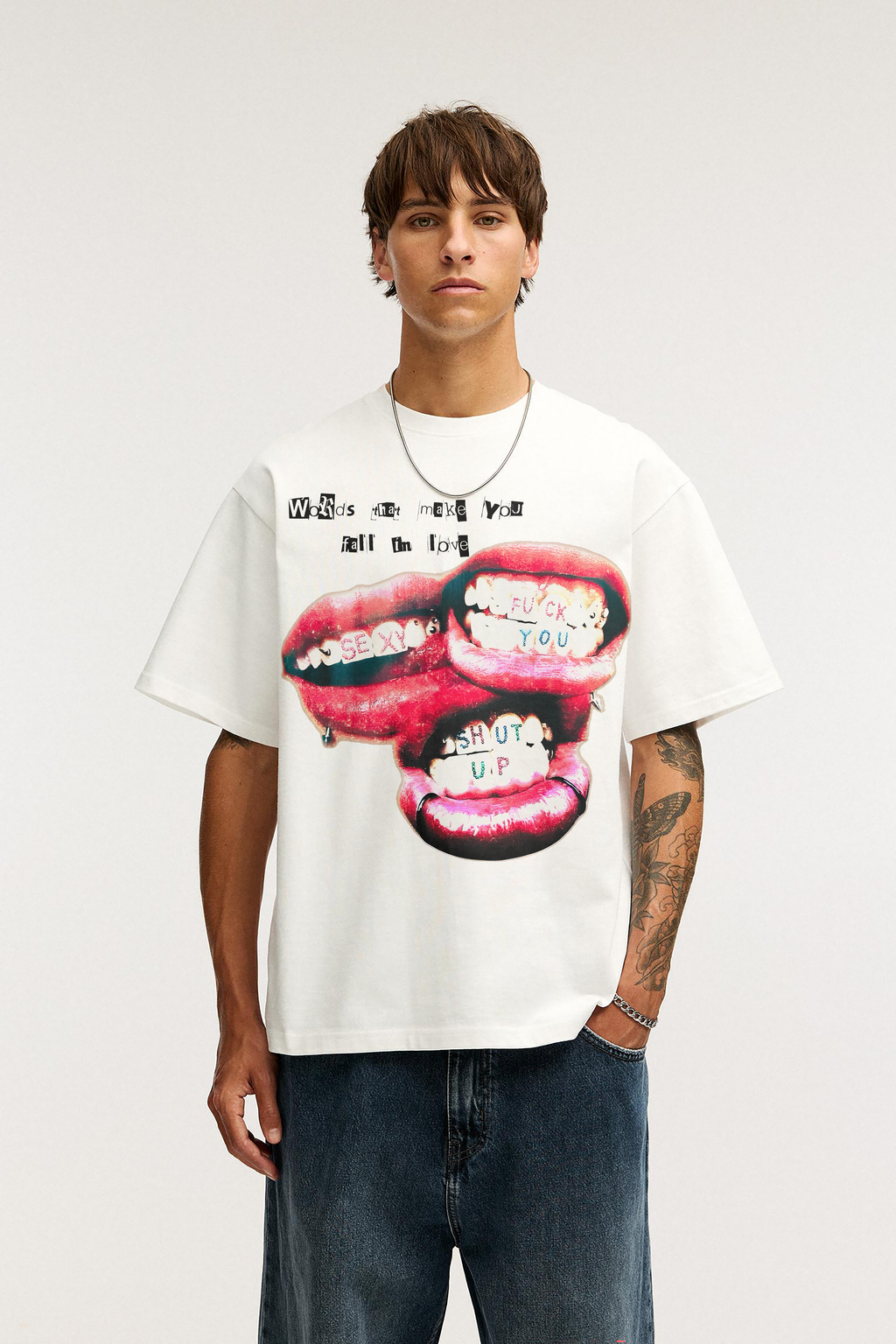 CENSORED LOVE OVERSIZED TEE