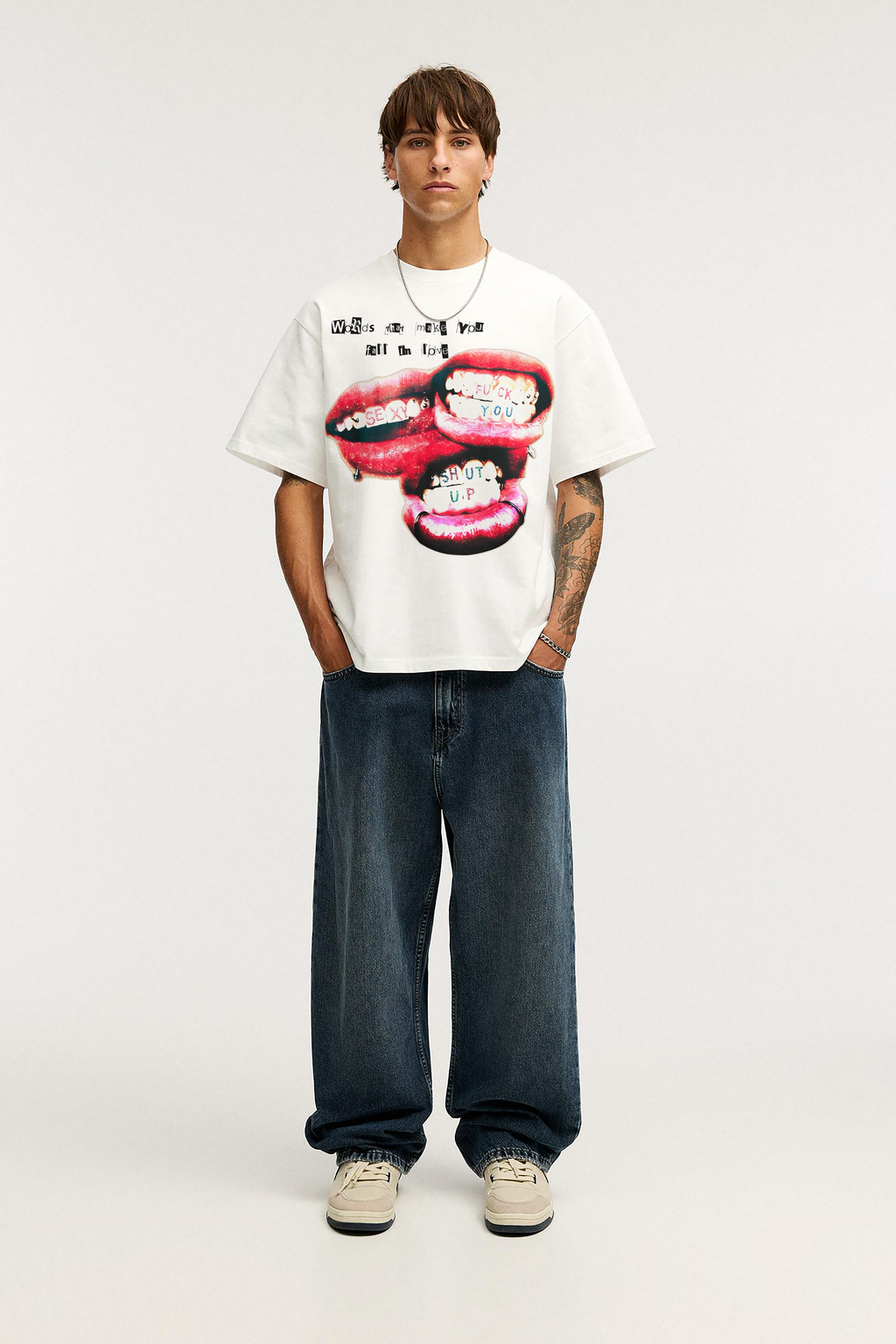 CENSORED LOVE OVERSIZED TEE