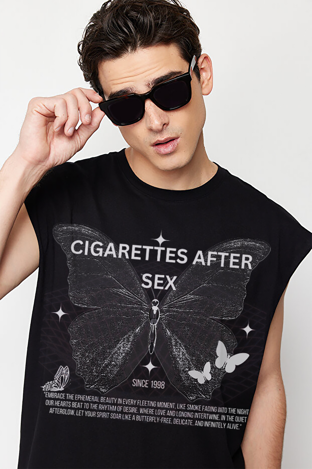 CIGARETTES AFTER SEX OVERSIZED TANK VEST