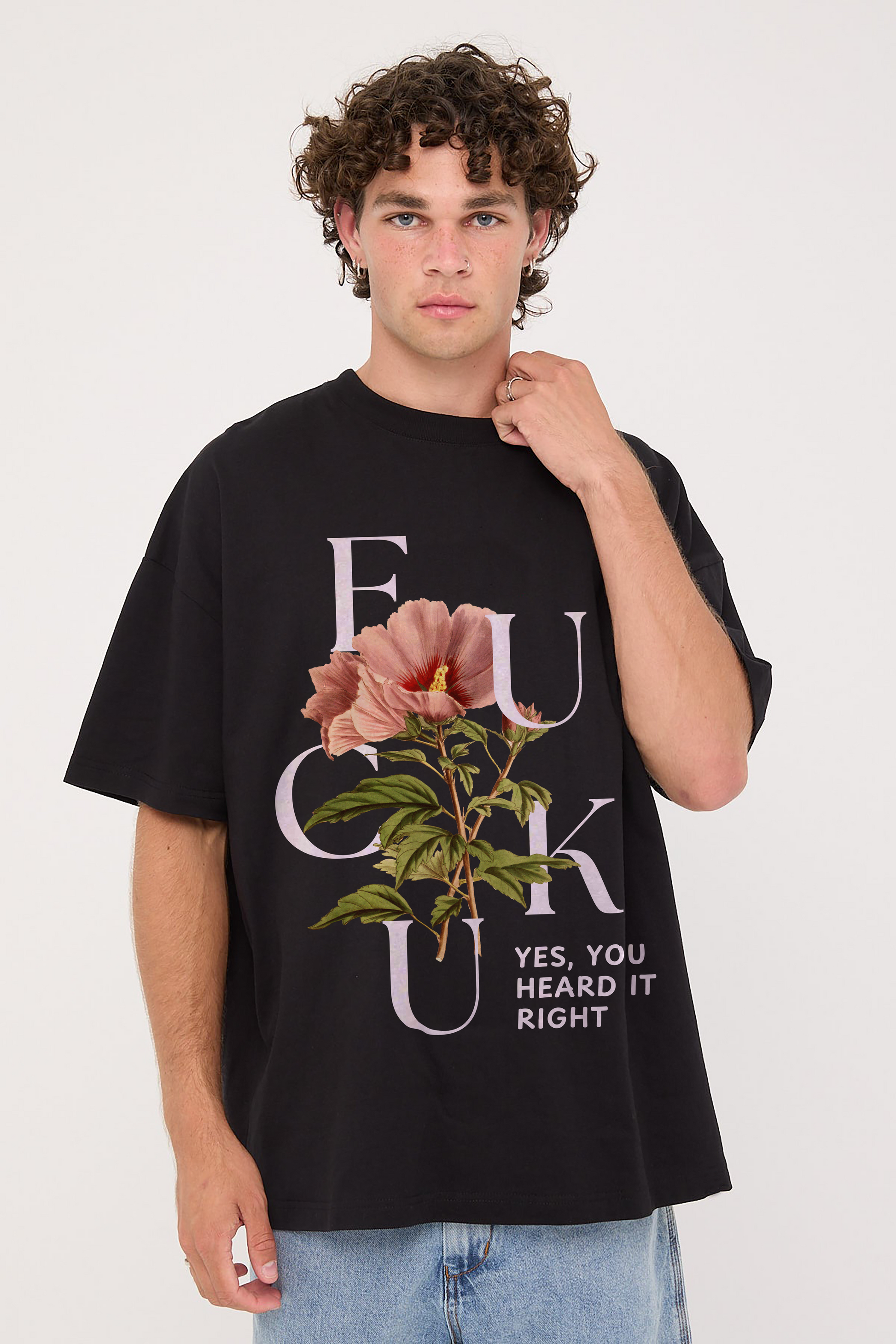 FLORAL OVERSIZED TEE