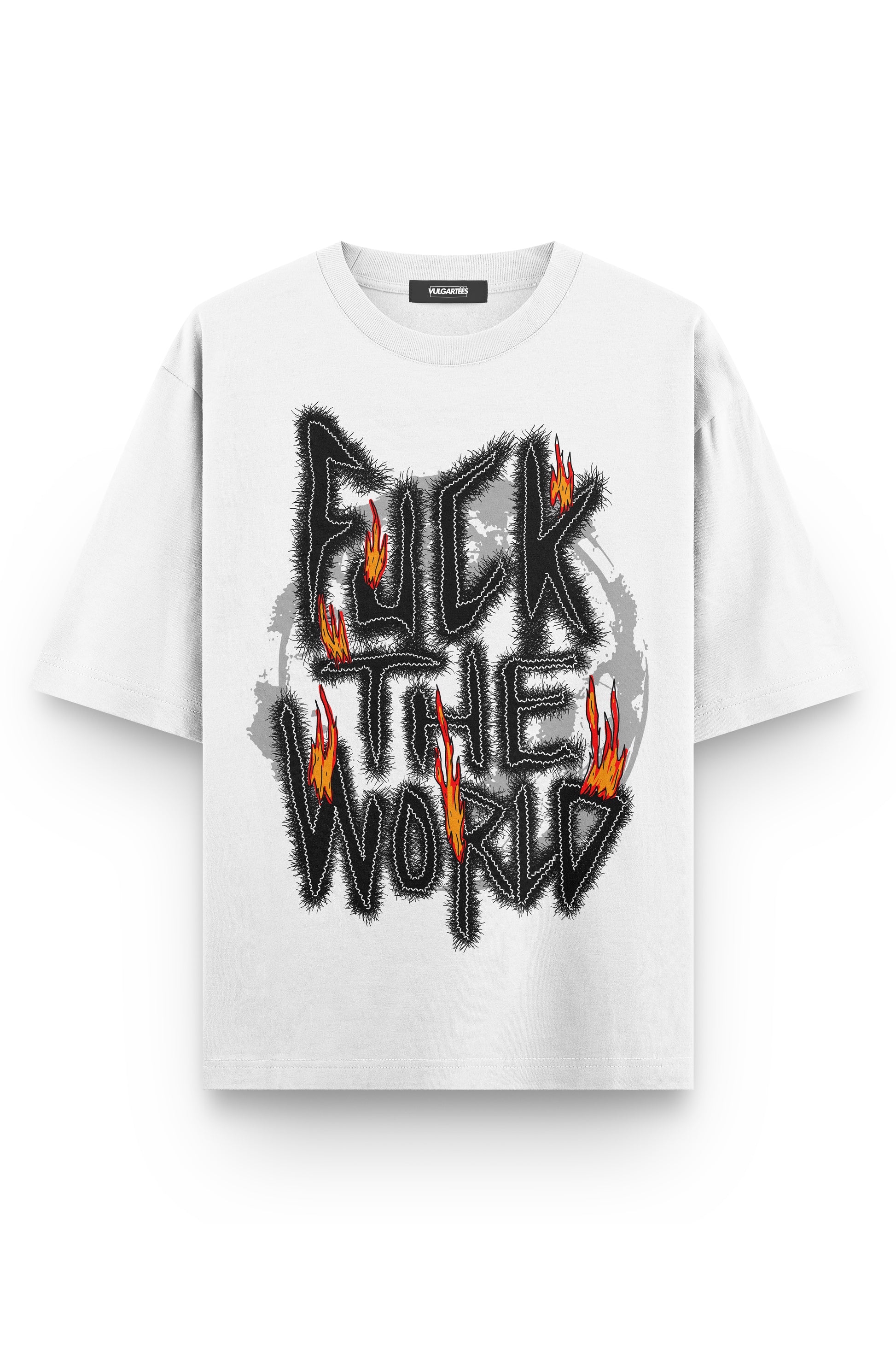 HOT FLAMES OVERSIZED TEE