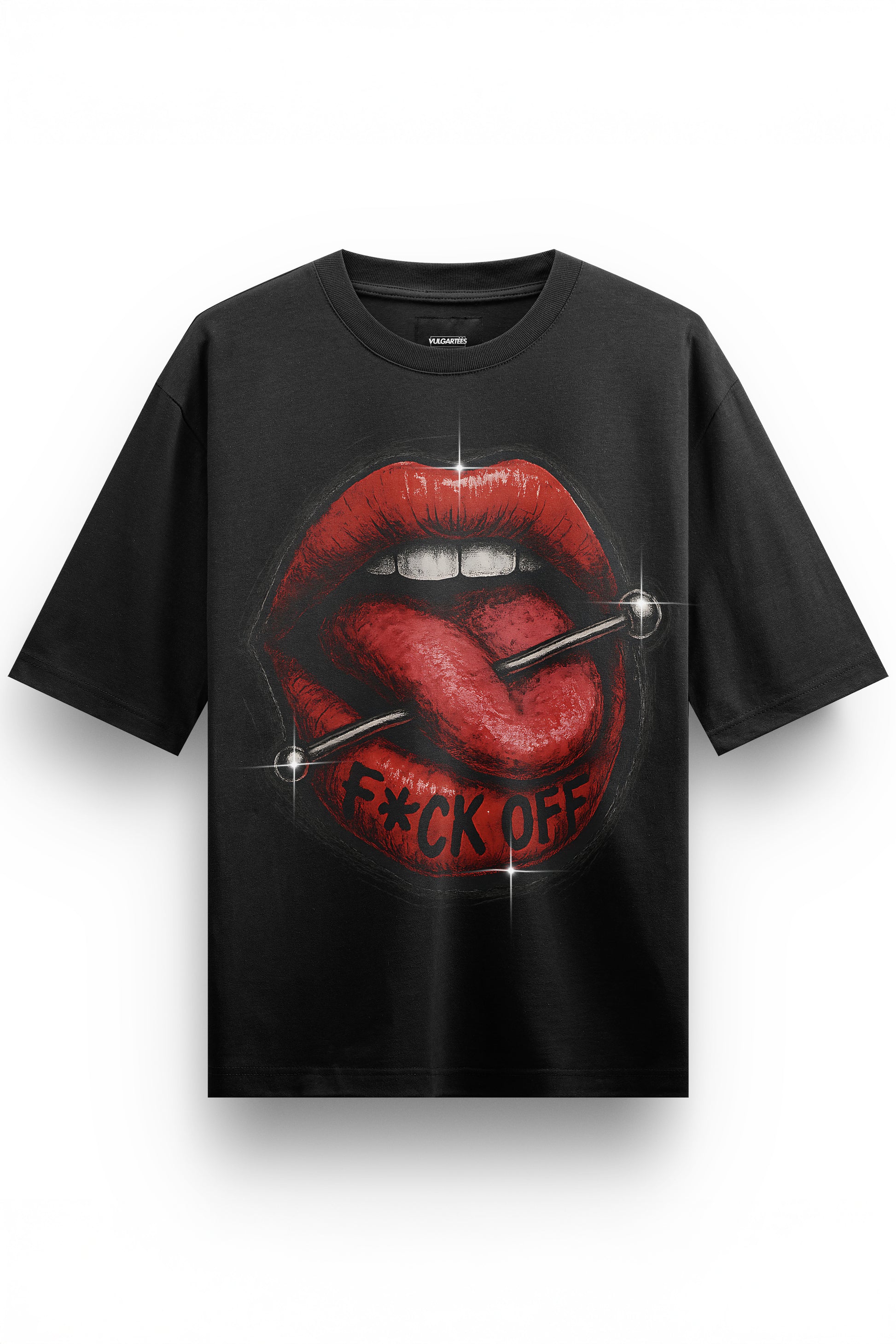 LIPS NEVER LIE OVERSIZED TEE