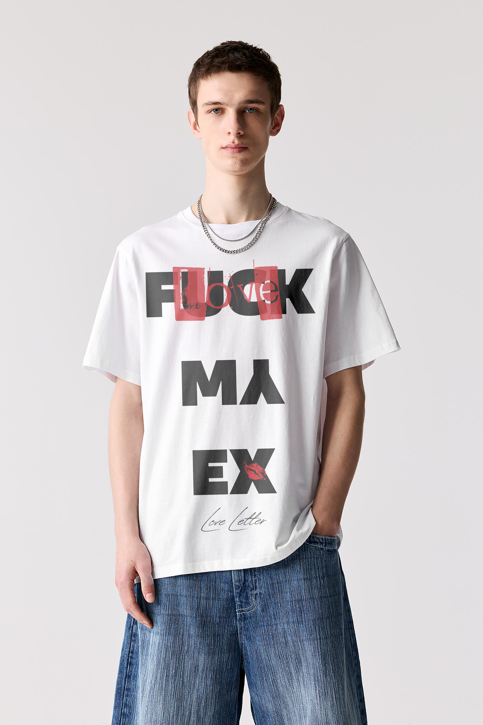 LOVE LETTER OVERSIZED TEE