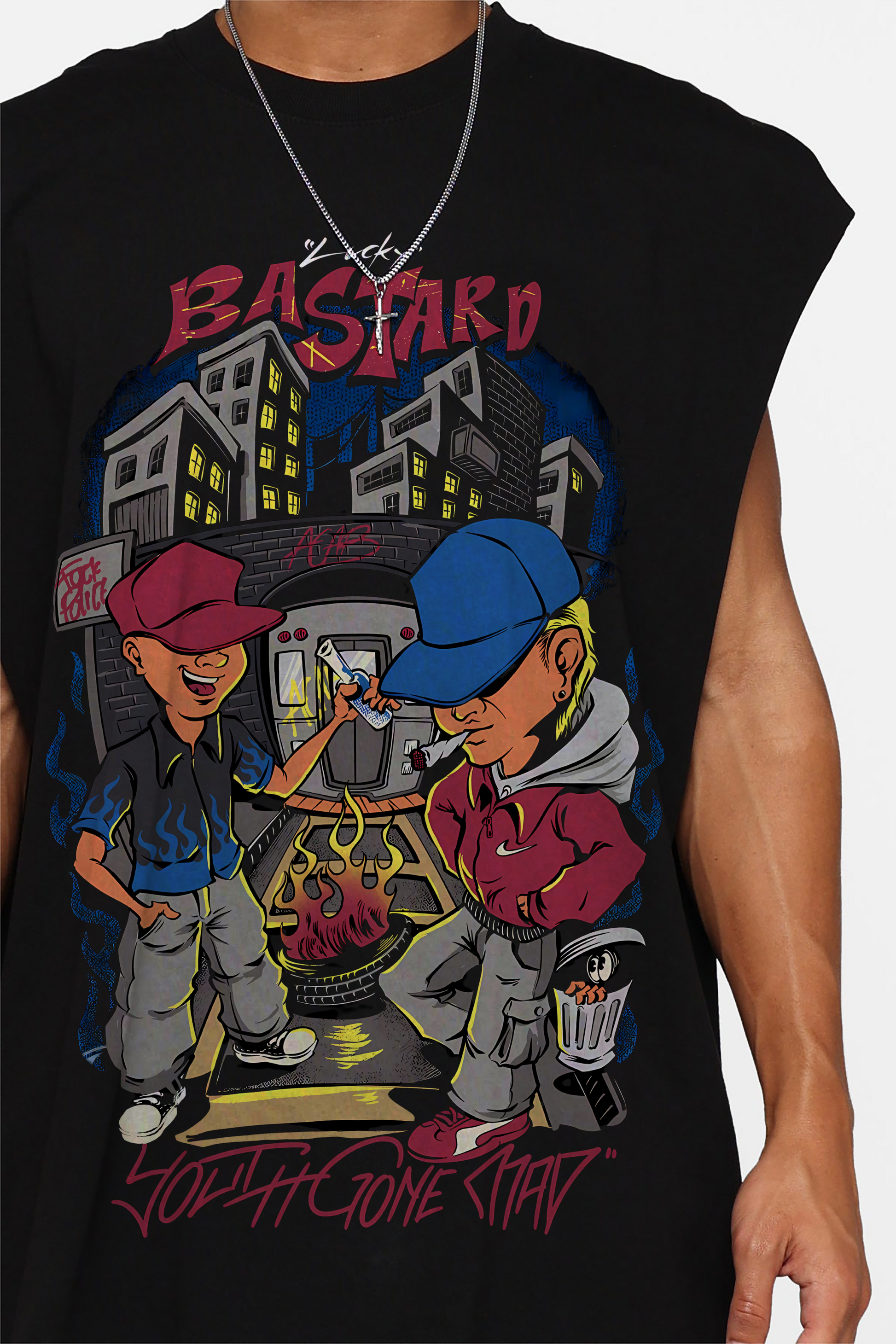 LUCKY YOUTH OVERSIZED TANK VEST