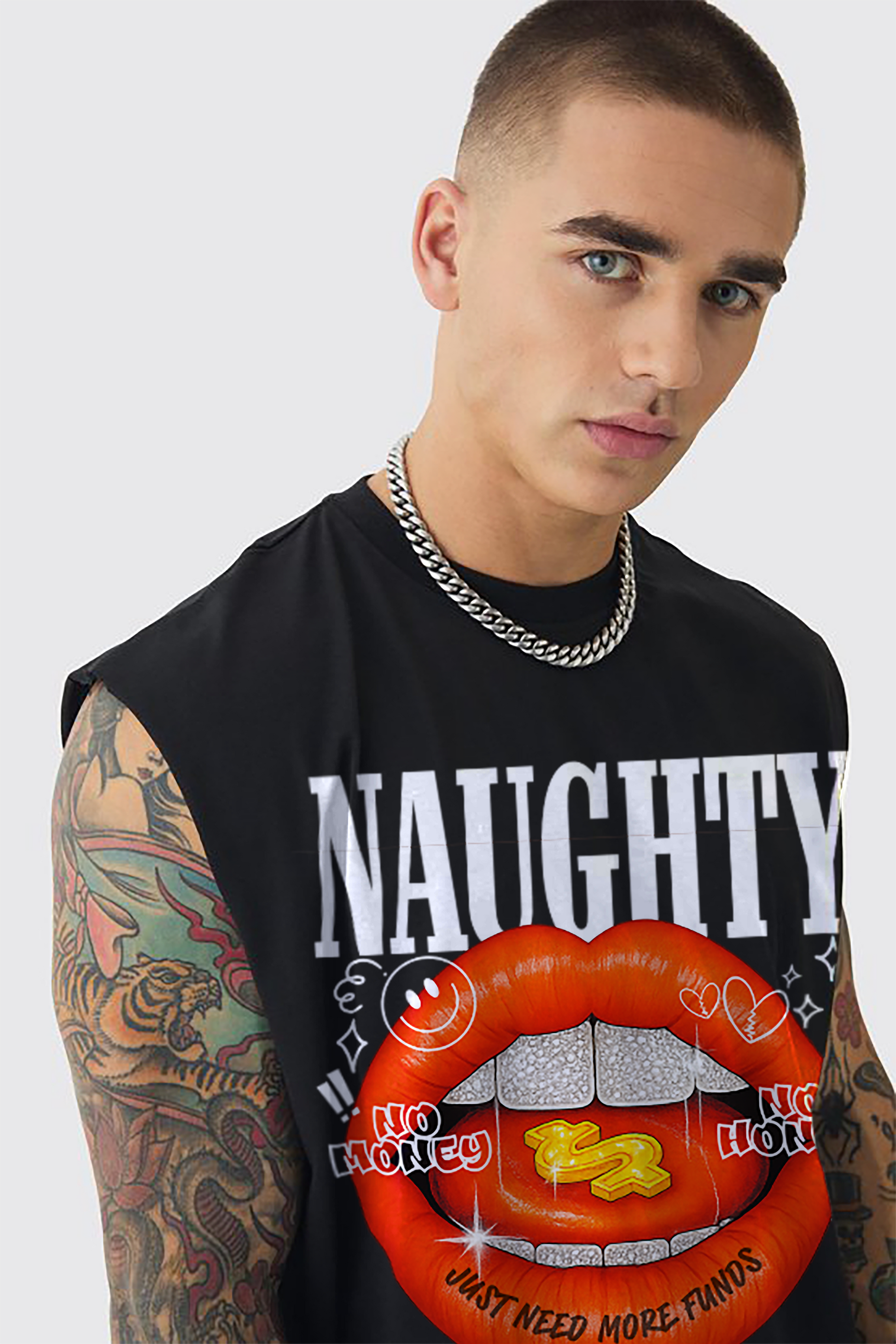 NEED FUNDS OVERSIZED TANK VEST