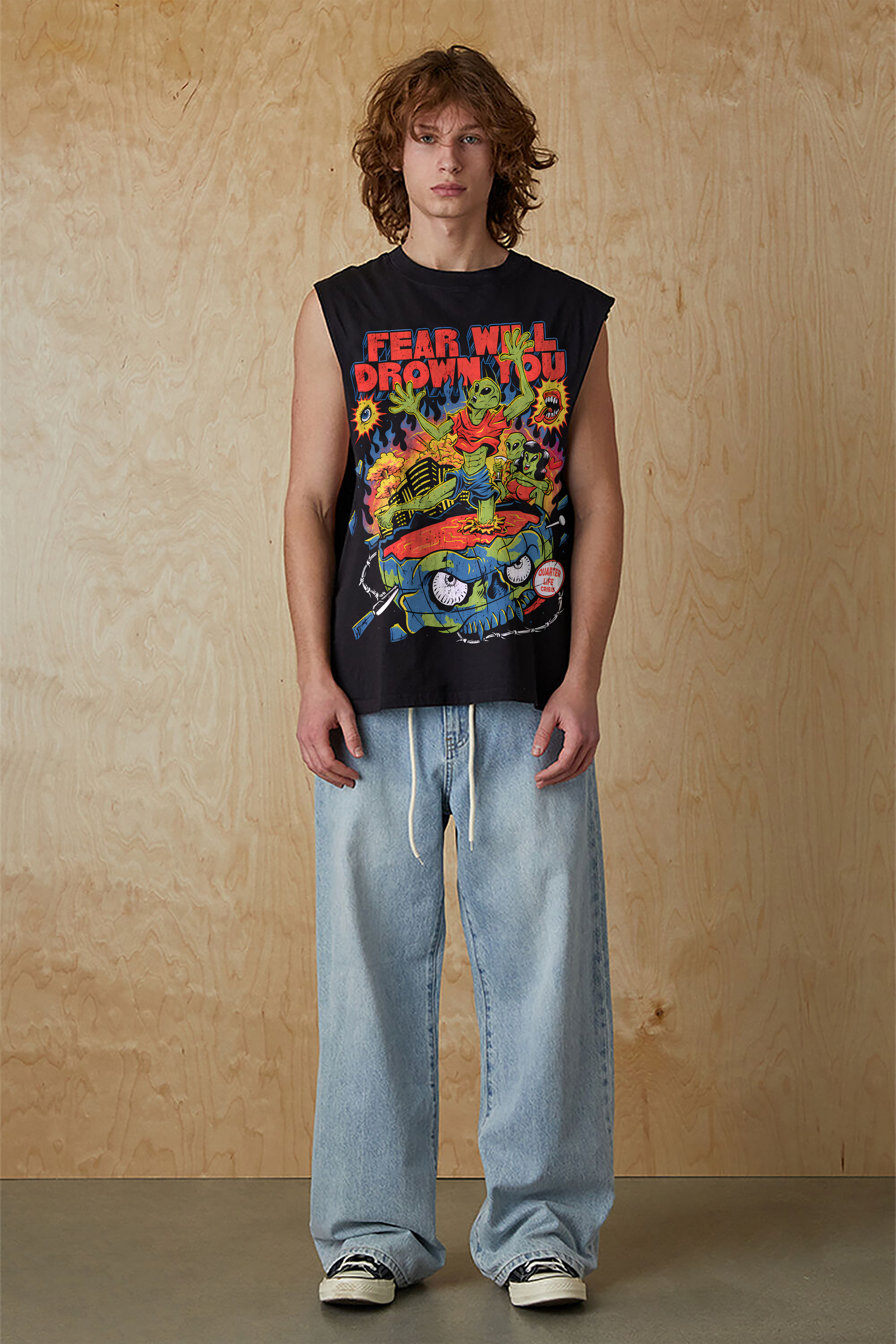 NO FEAR OVERSIZED TANK VEST