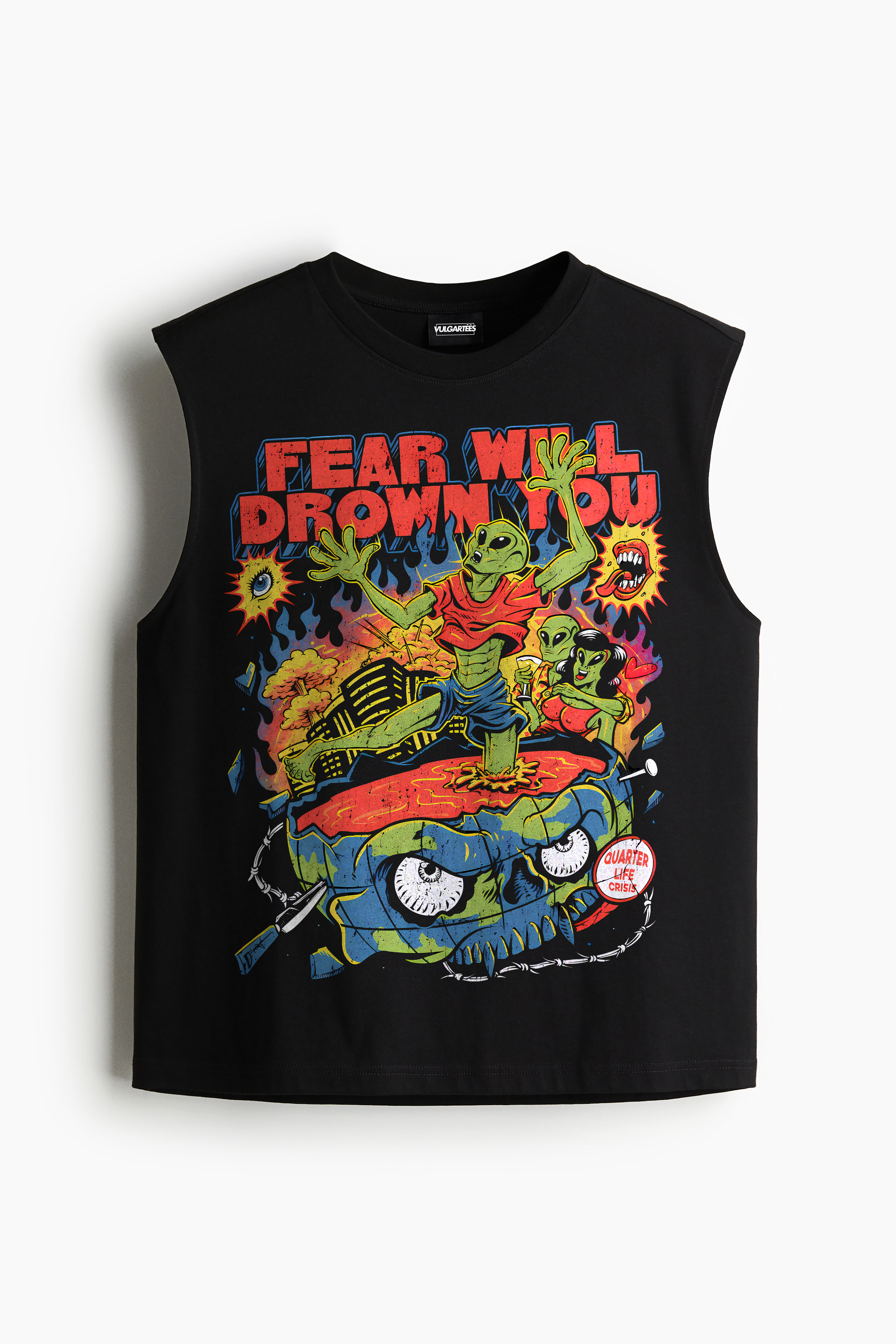 NO FEAR OVERSIZED TANK VEST