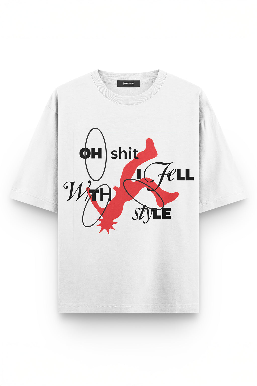 OH SH*T OVERSIZED TEE