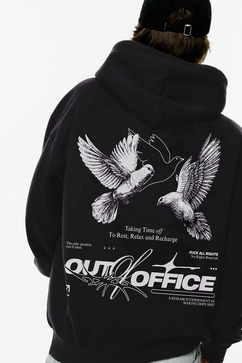 OUT OF OFFICE OVERSIZED HOODIE