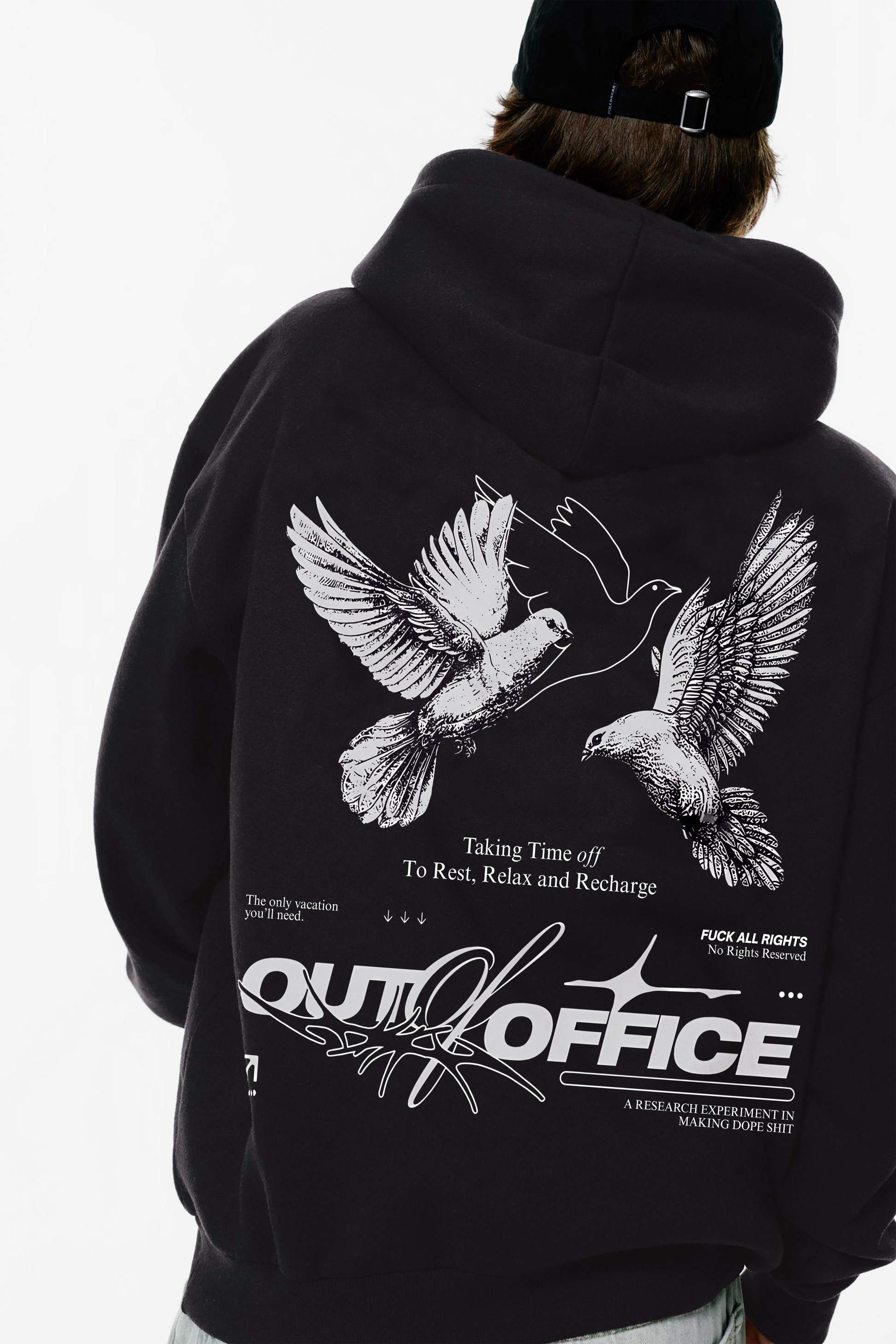 OUT OF OFFICE OVERSIZED HOODIE