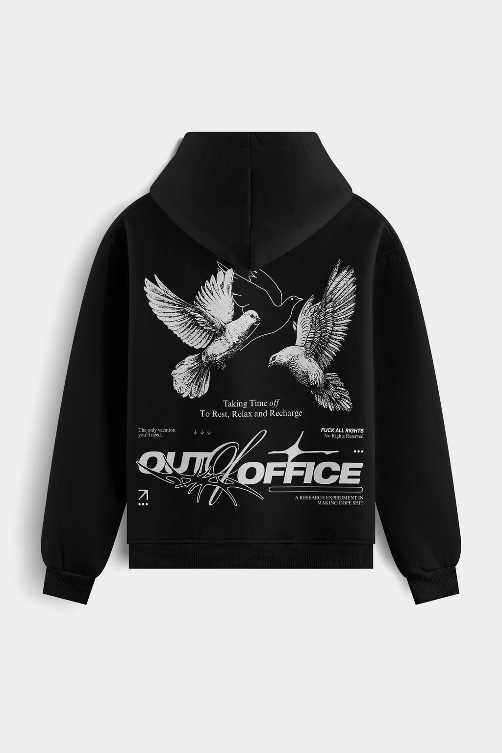 OUT OF OFFICE OVERSIZED HOODIE