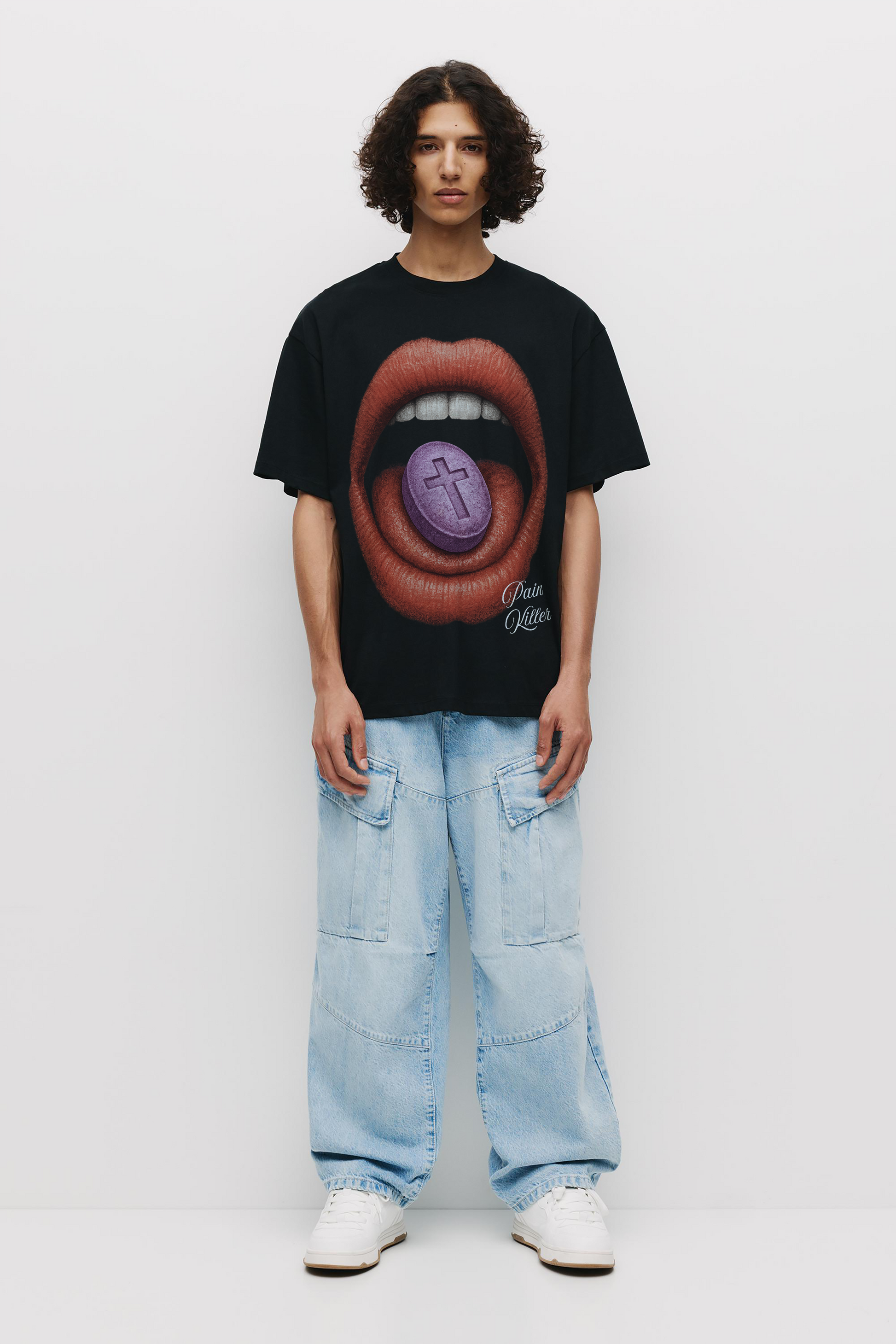 PAIN KILLER OVERSIZED TEE