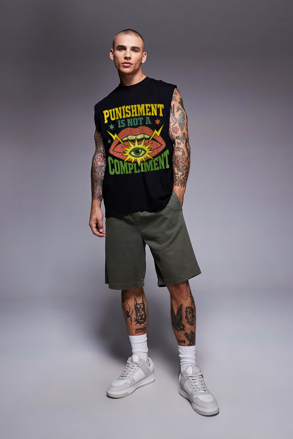 PUNISHMENT OVERSIZED TANK VEST