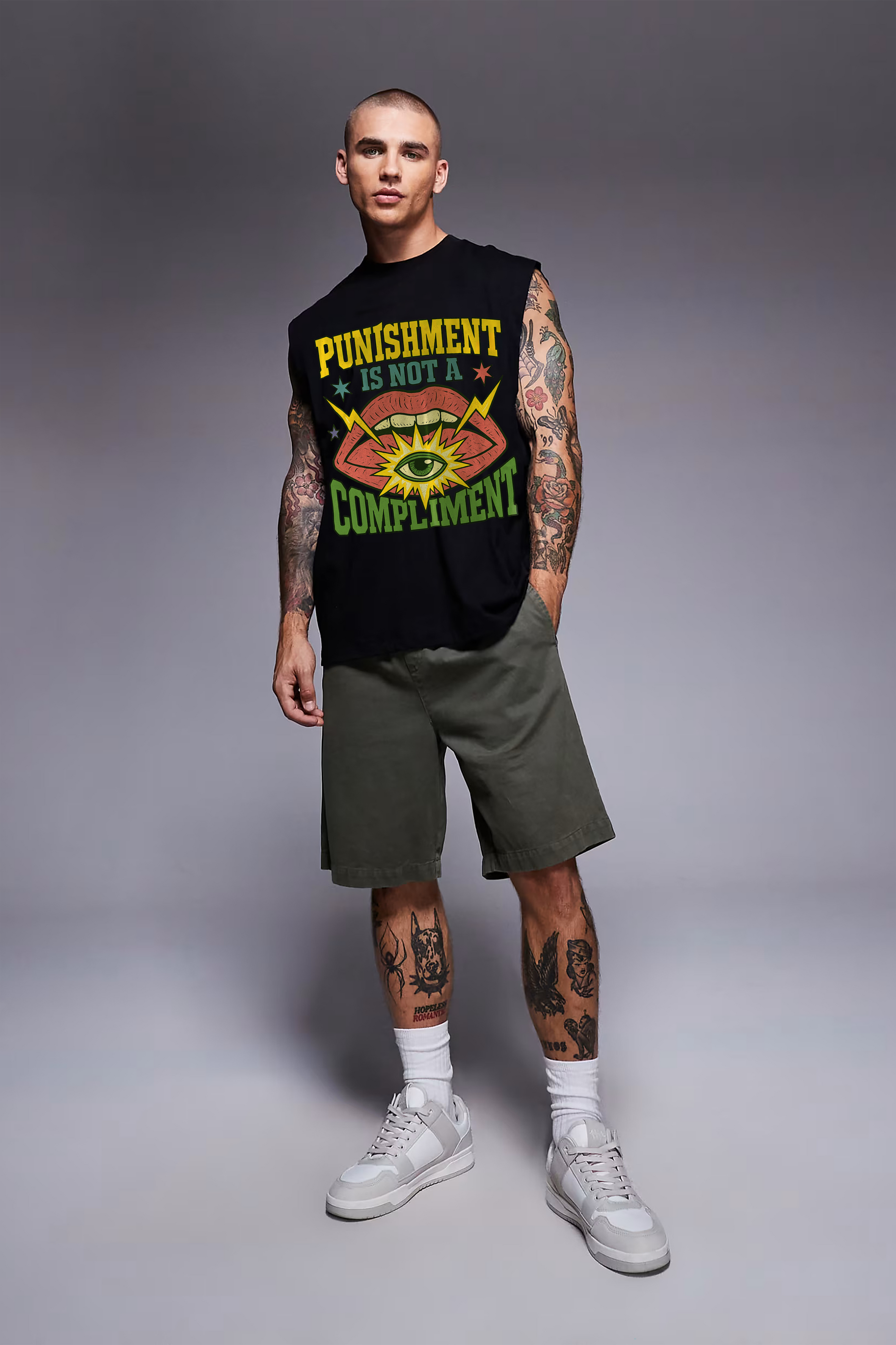 PUNISHMENT OVERSIZED TANK VEST