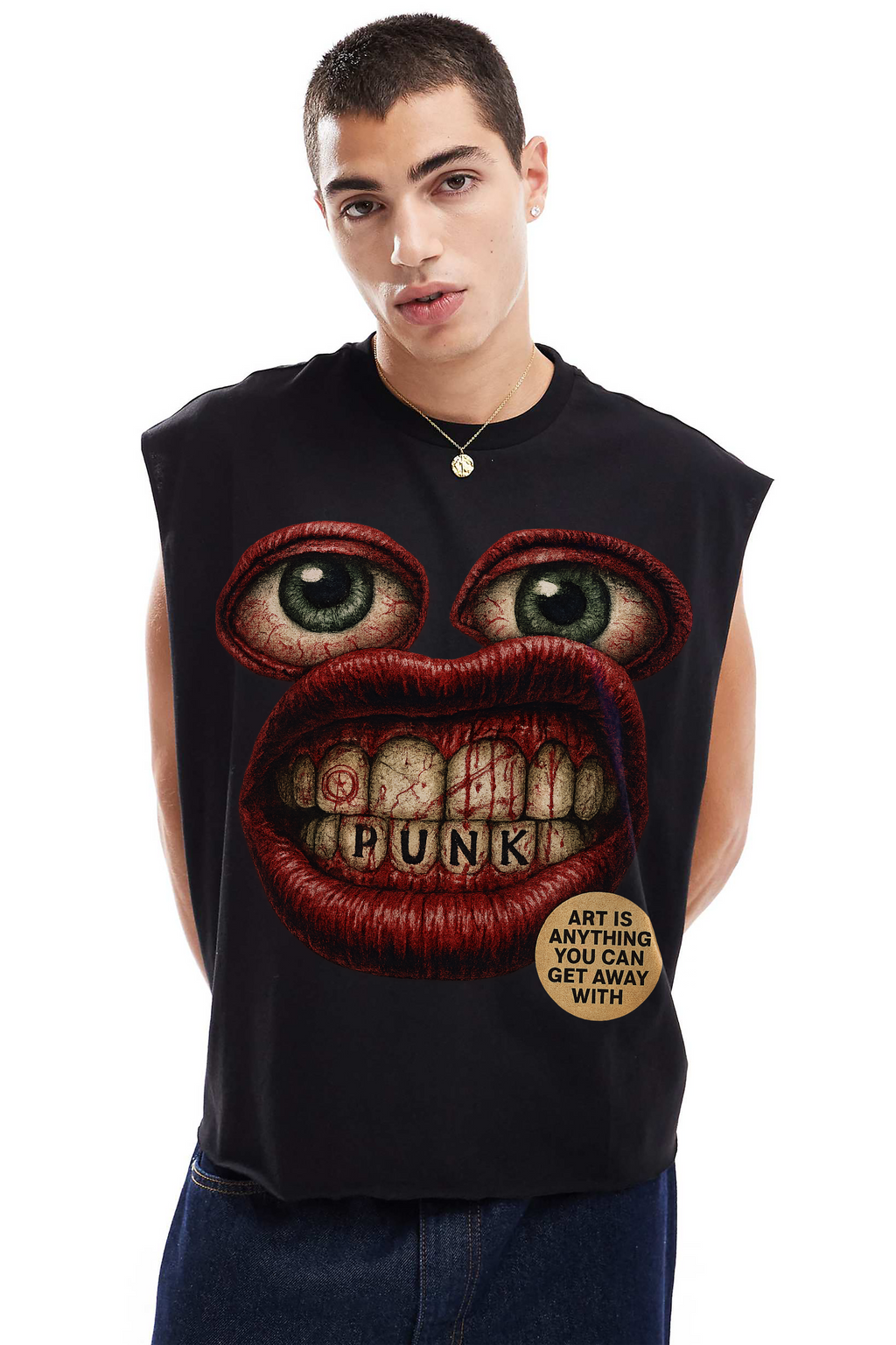 PUNK OVERSIZED TANK VEST