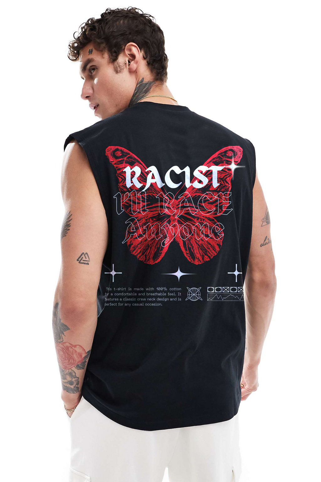 RACE ME OVERSIZED TANK VEST