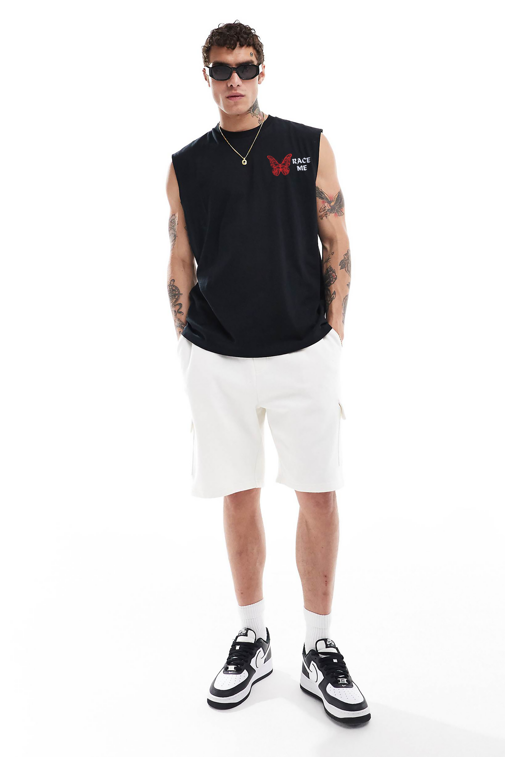 RACE ME OVERSIZED TANK VEST