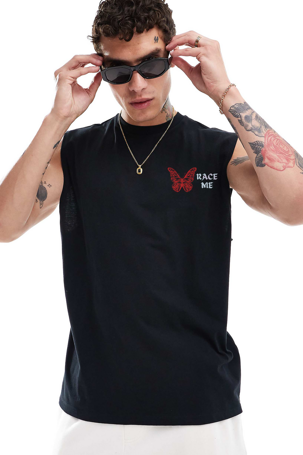 RACE ME OVERSIZED TANK VEST