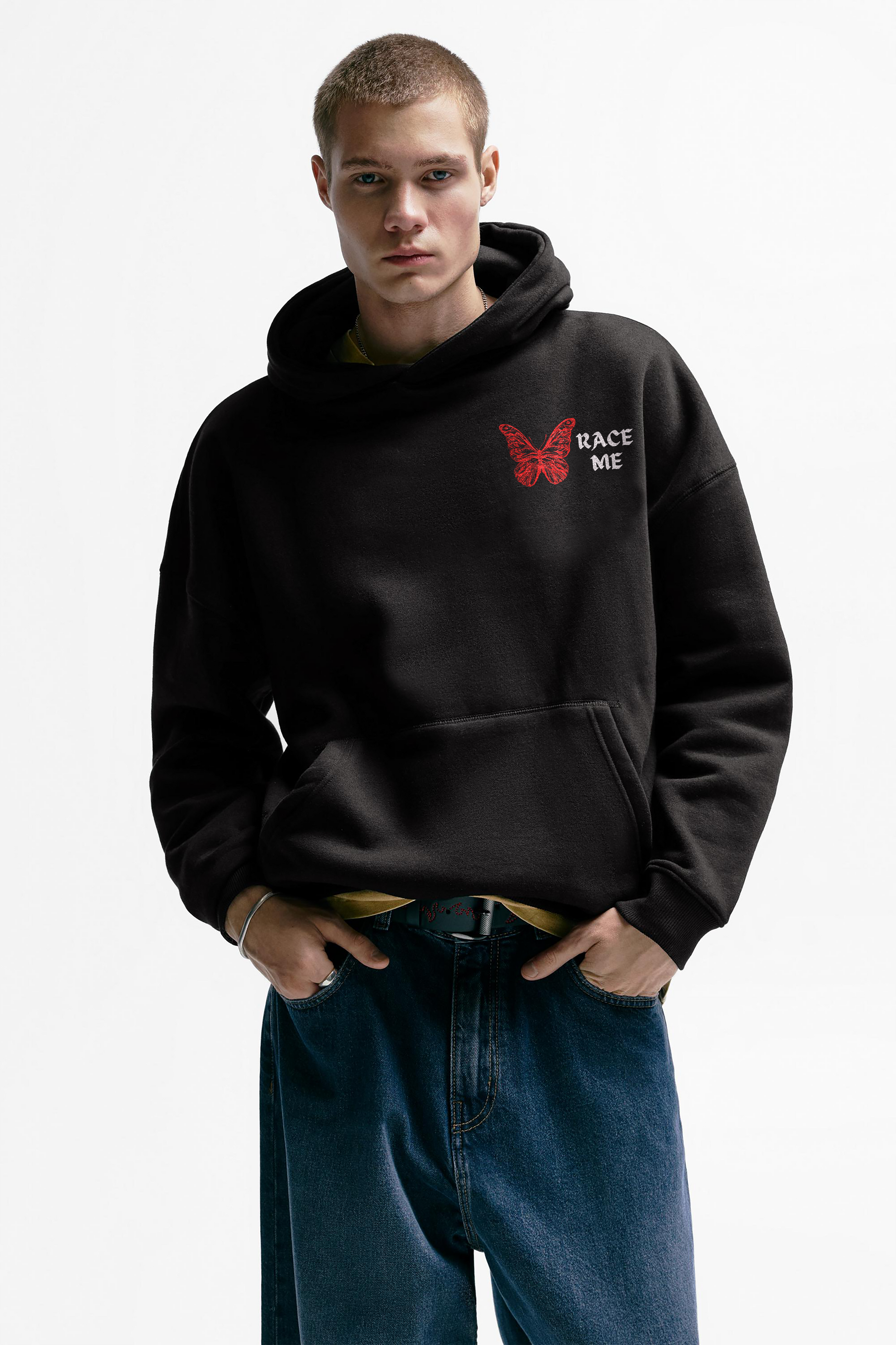 RACE ME OVERSIZED HOODIE