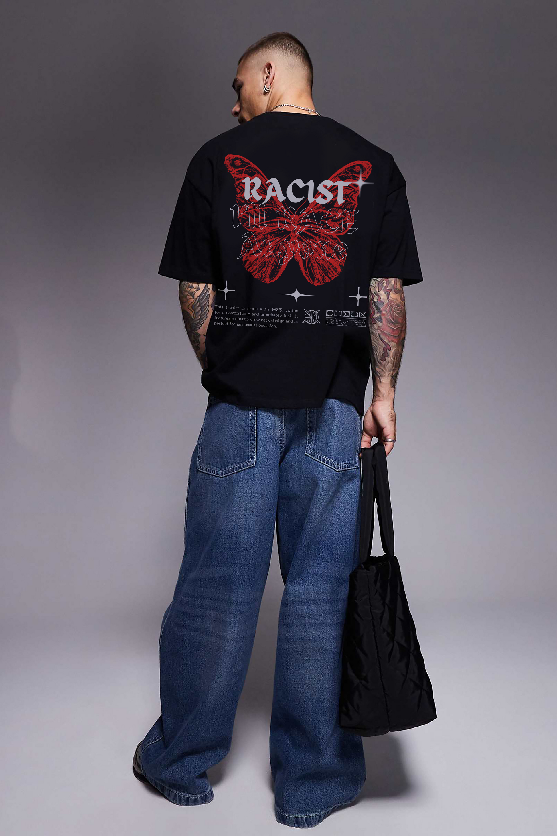 RACE ME OVERSIZED TEE