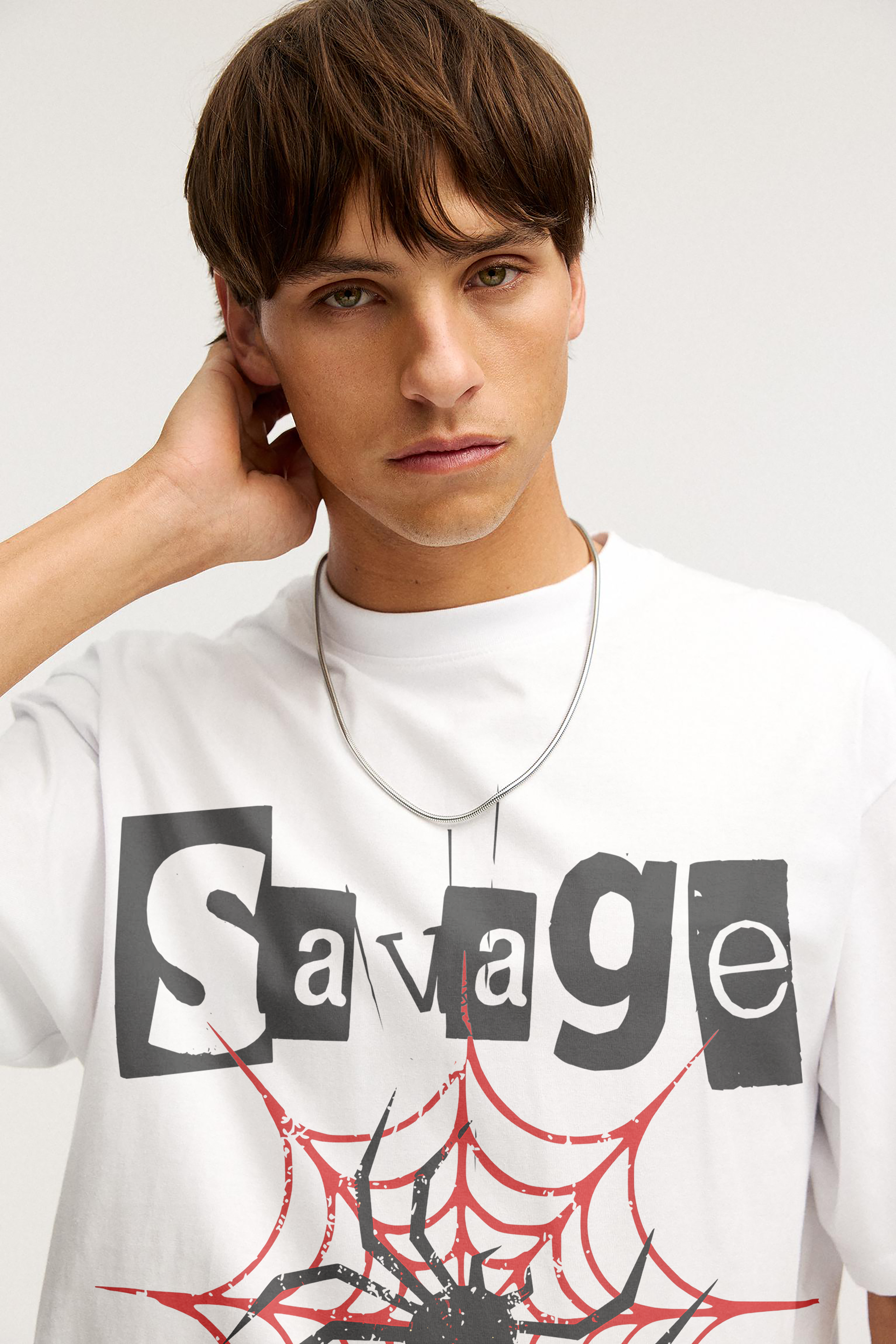 SAVAGE INSTINCT OVERSIZED TEE