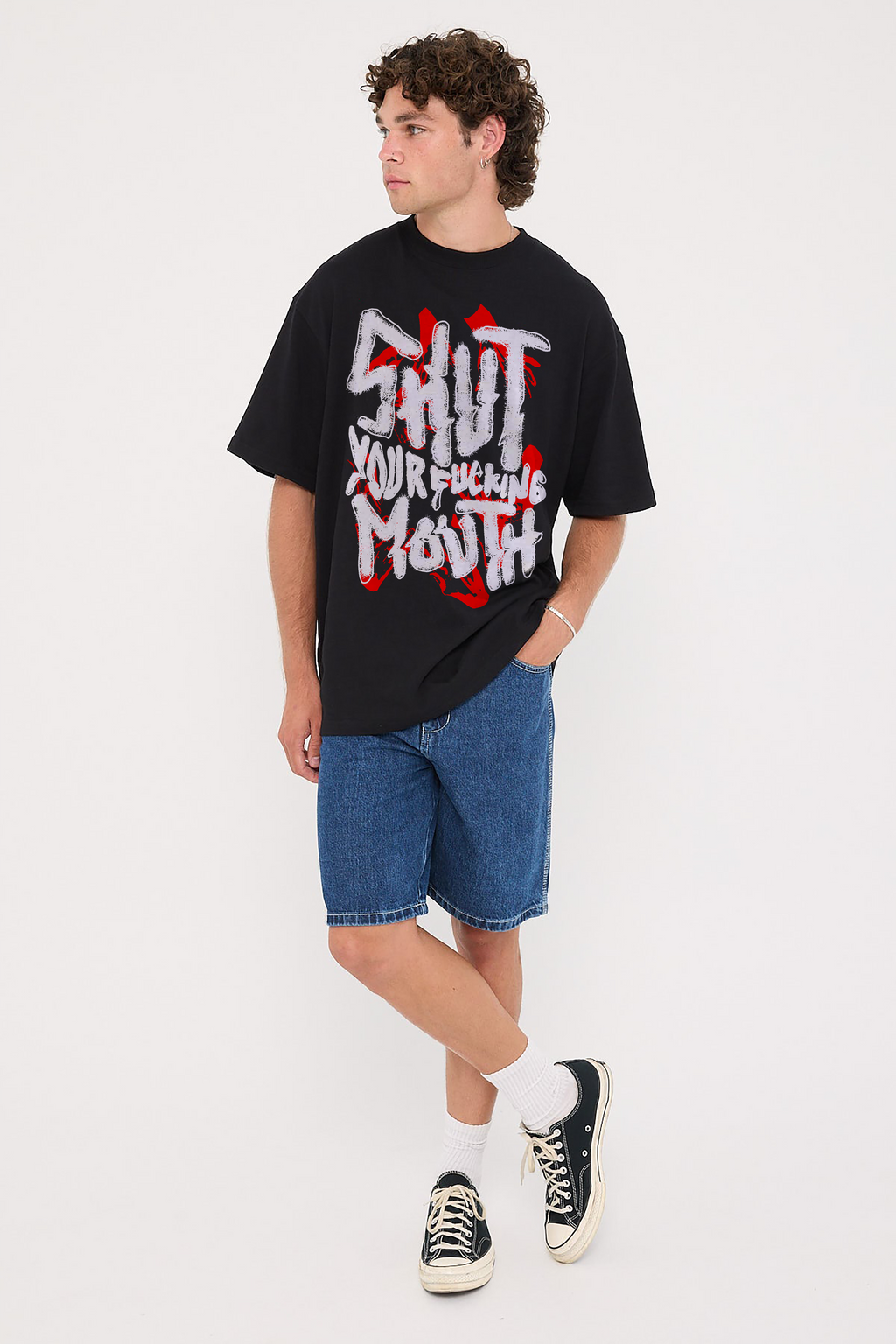 SAY LESS OVERSIZED TEE