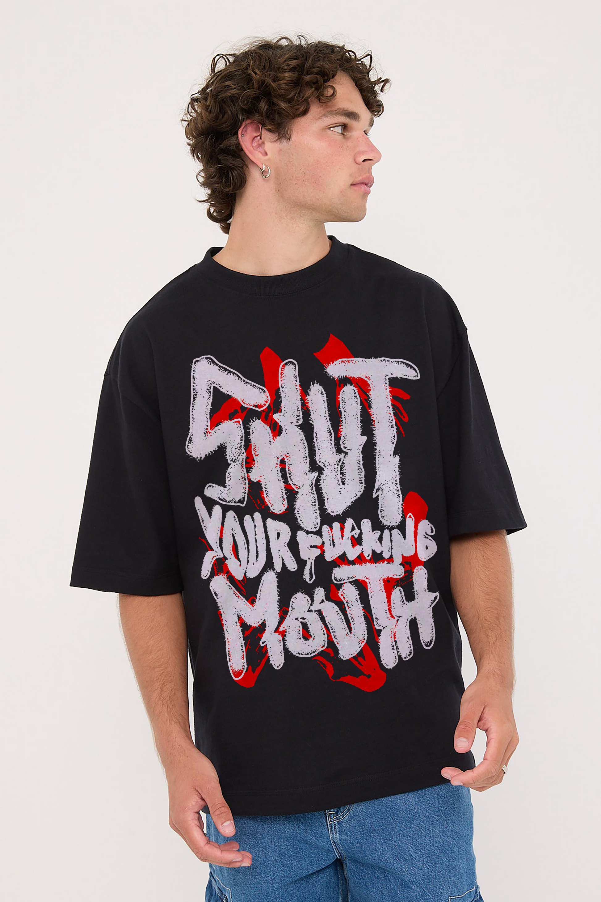 SAY LESS OVERSIZED TEE