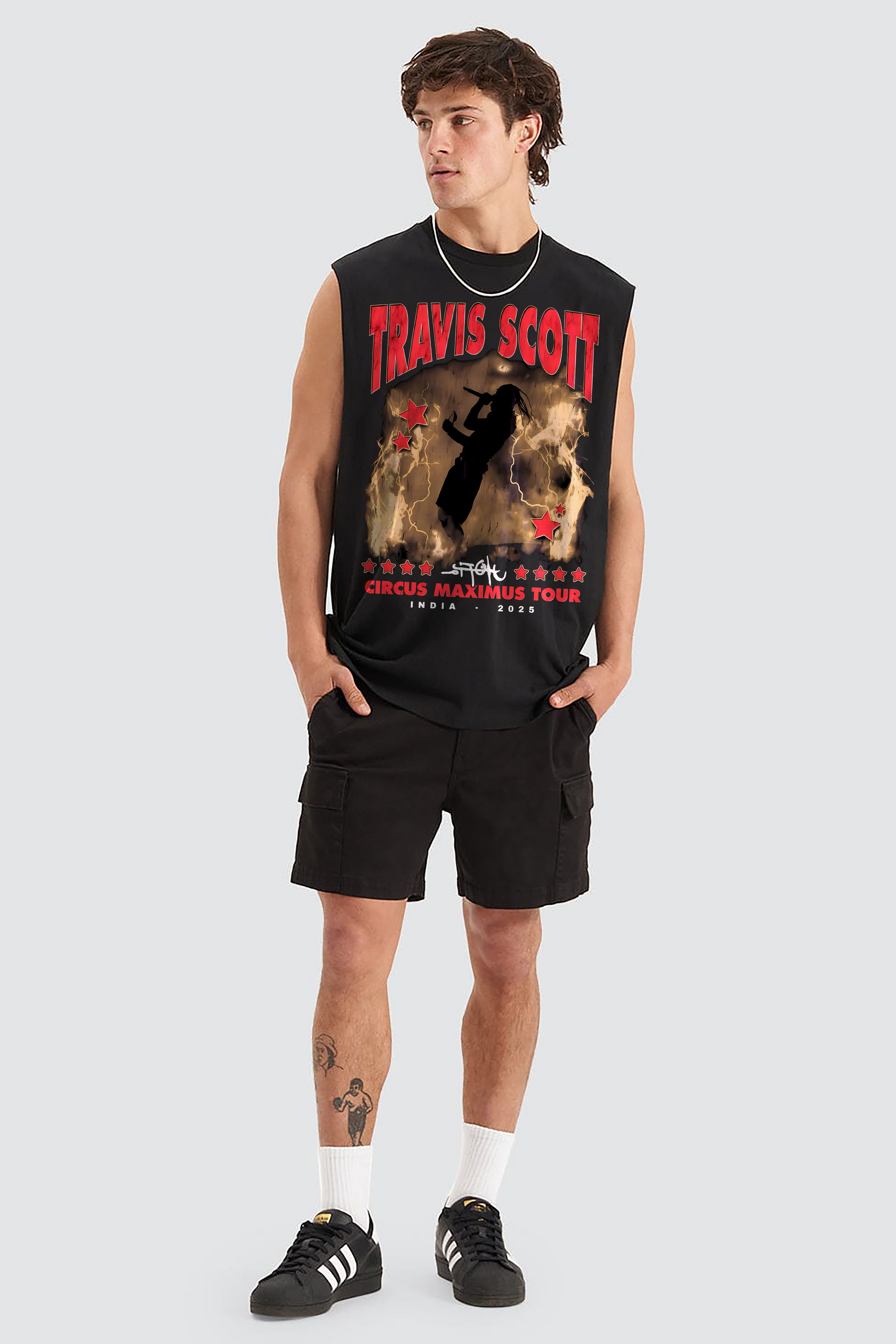 TRAVIS SCOTT OVERSIZED TANK VEST