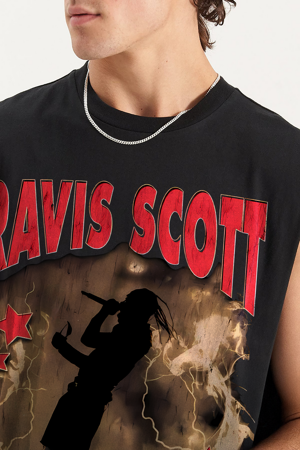 TRAVIS SCOTT OVERSIZED TANK VEST
