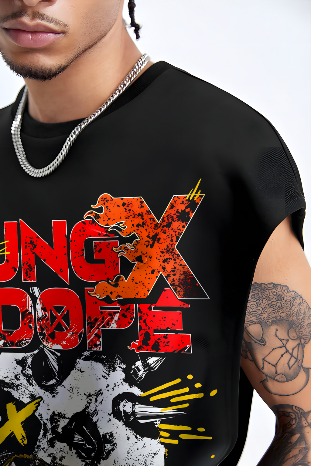 YOUNGxDOPE OVERSIZED TANK VEST